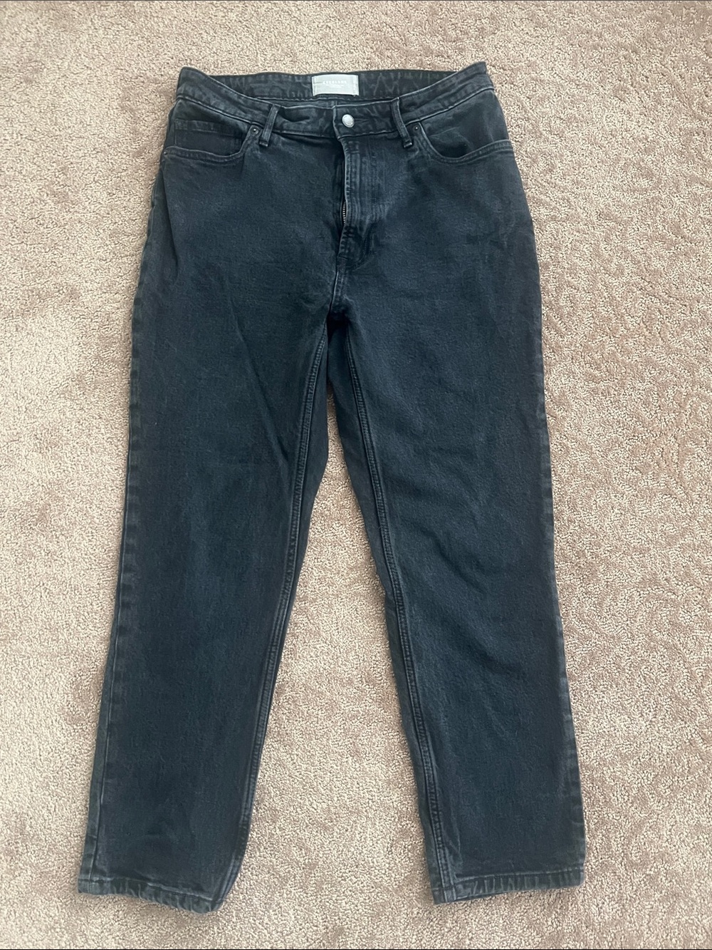 Everlane Black Curvy Cheeky Jeans